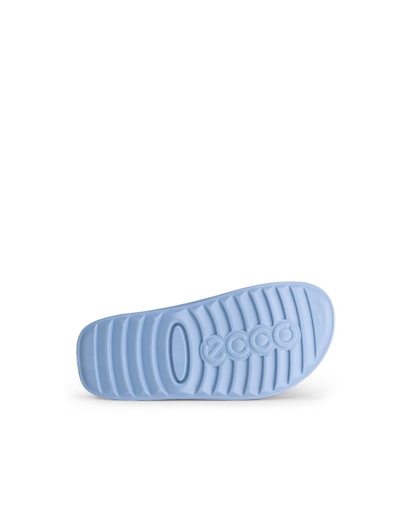 BLUE ECCO COZMO K 4 STRAP SANDAL