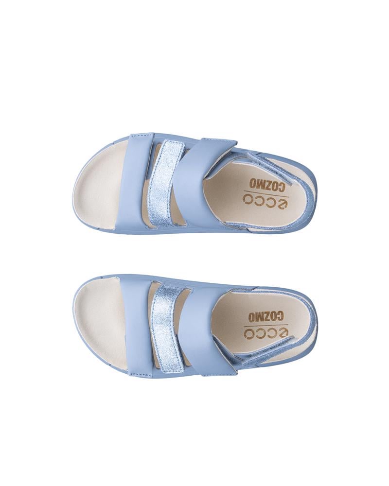 BLUE ECCO COZMO K 4 STRAP SANDAL