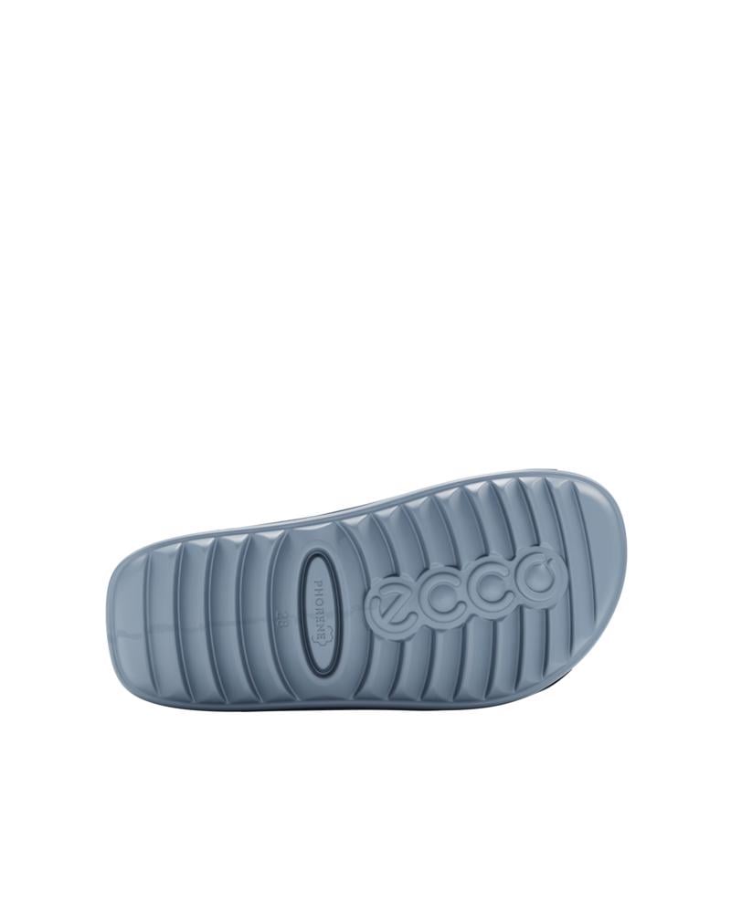 BLUE ECCO COZMO K 4 STRAP SANDAL