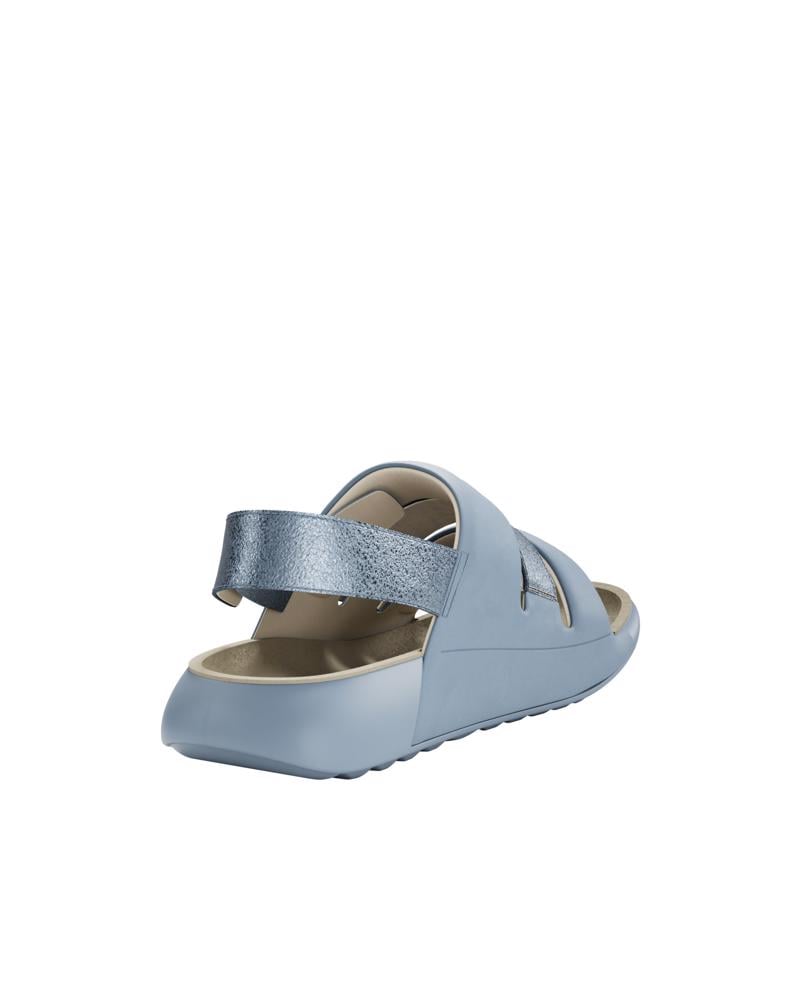 BLUE ECCO COZMO K 4 STRAP SANDAL