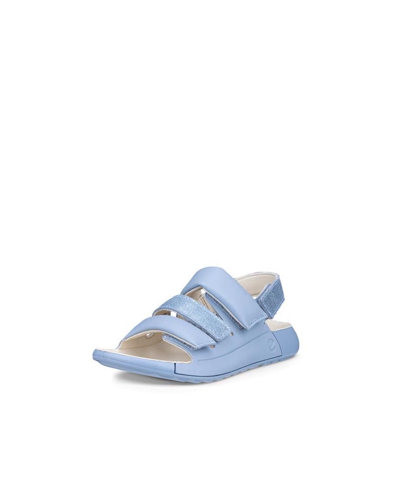 BLUE ECCO COZMO K 4 STRAP SANDAL