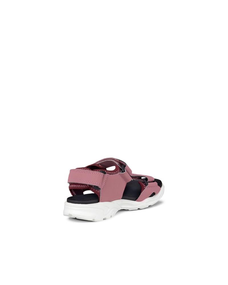 Red ECCO BIOM RAFT SANDAL