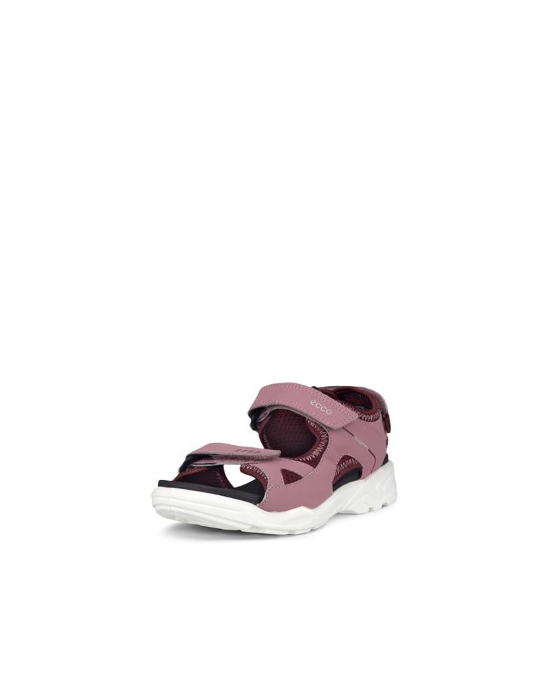 Red ECCO BIOM RAFT SANDAL