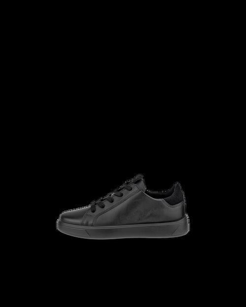 BLACK ECCO STREET 1 SNEAKER