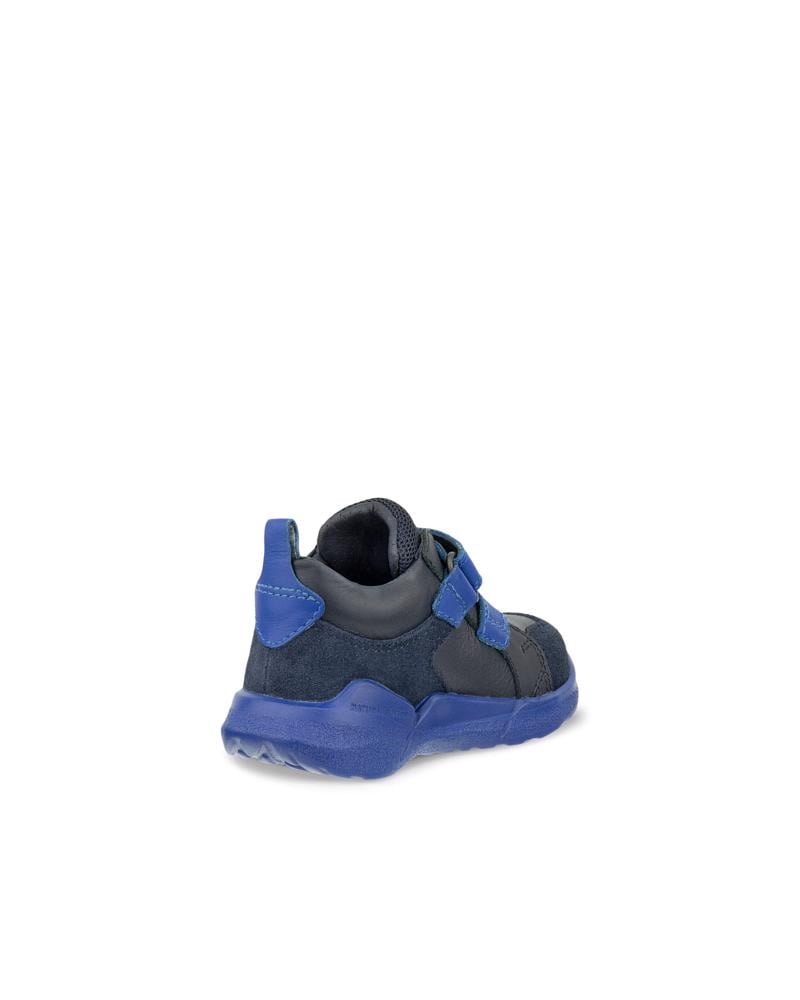 BLUE ECCO BIOM 2.2 INF. VELCRO SHOE