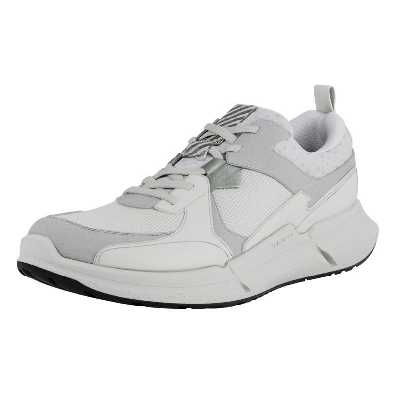 White ECCO BIOM 2.2 K LEA TEX