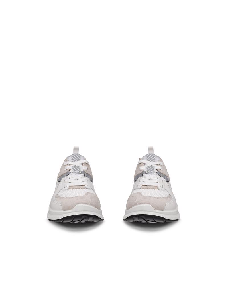 White ECCO BIOM 2.2 K LEA TEX