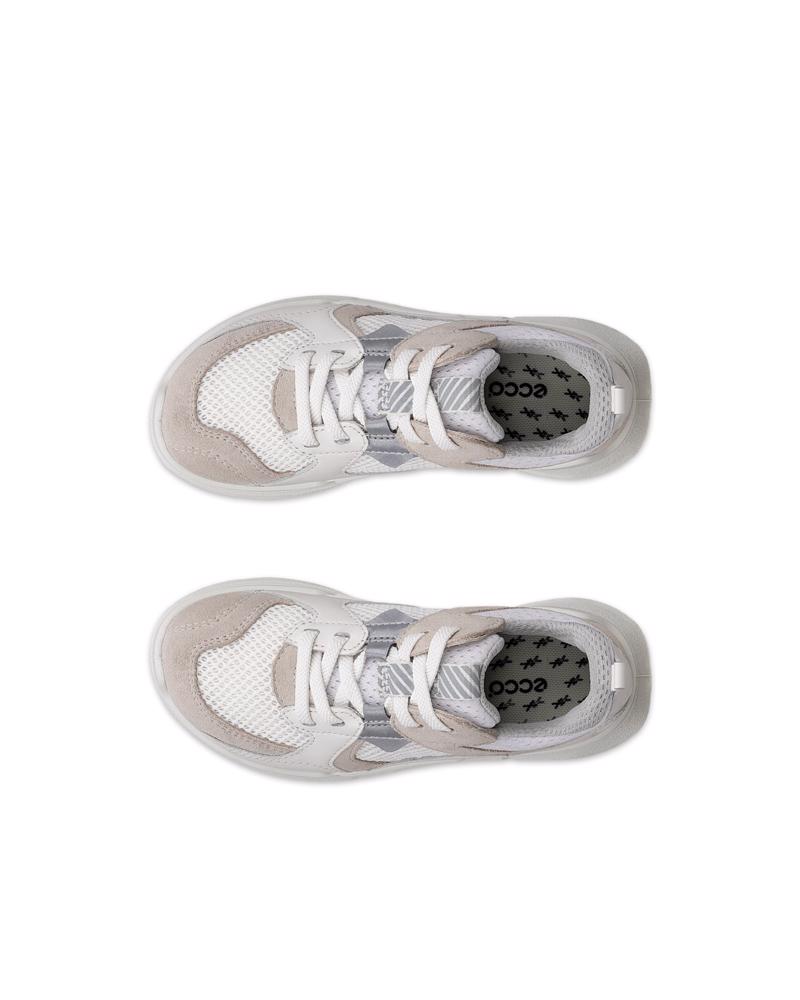 White ECCO BIOM 2.2 K LEA TEX