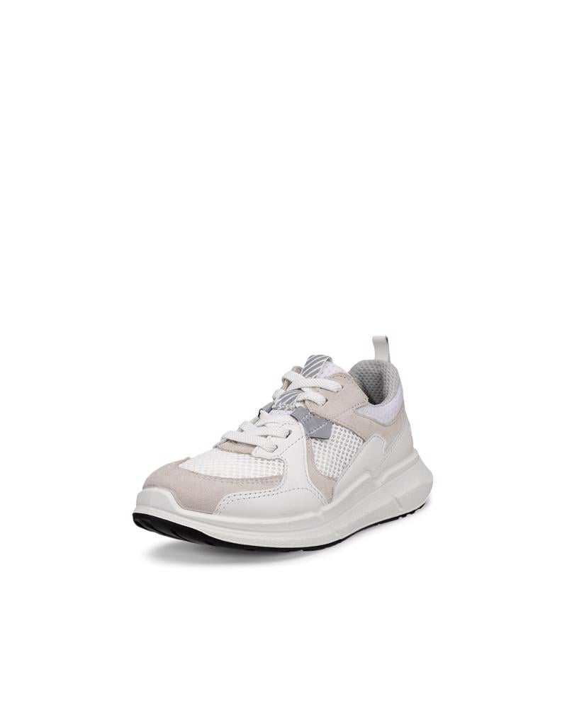 White ECCO BIOM 2.2 K LEA TEX