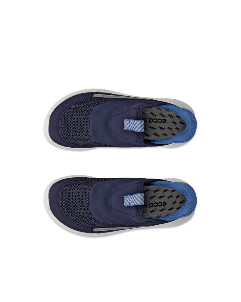 BLUE ECCO BIOM 2.2 K SLIP-ON