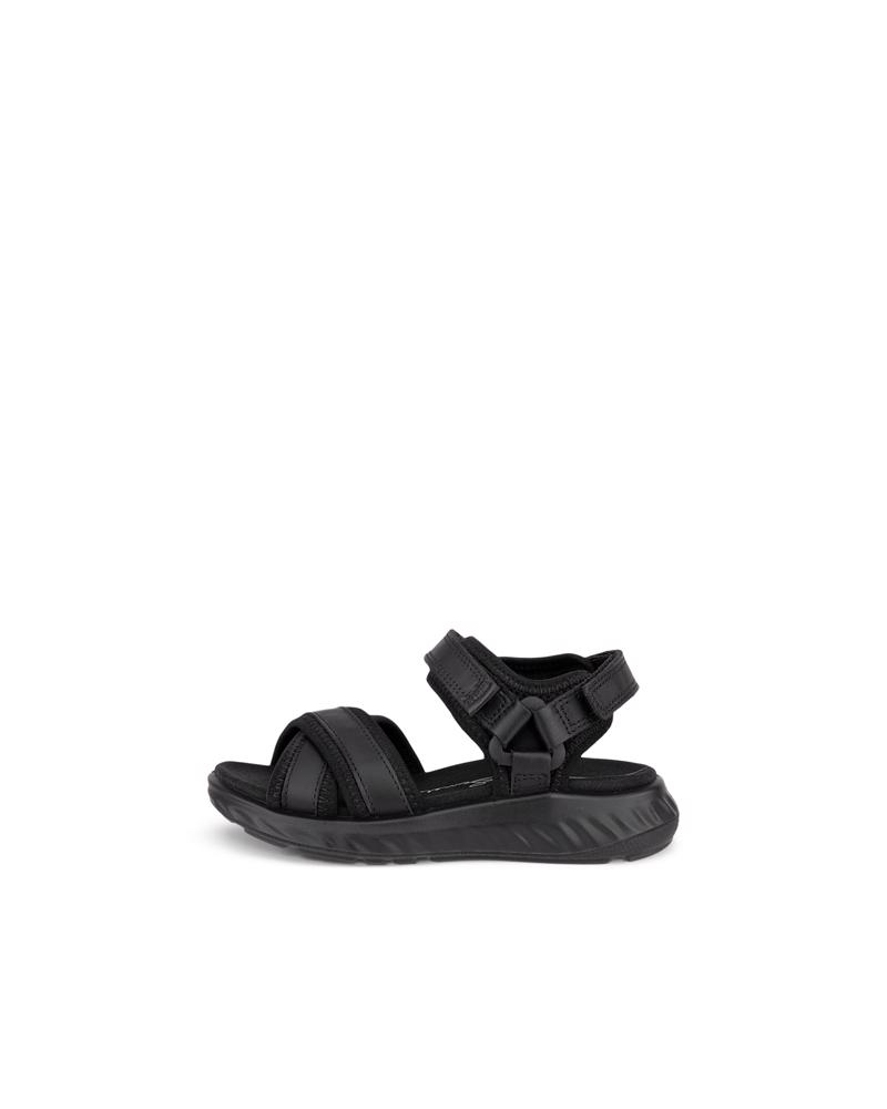 BLACK ECCO SP.1 LITE SANDAL K FLAT S