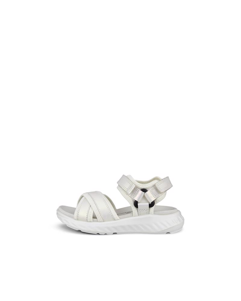 White ECCO SP.1 LITE SANDAL K FLAT S