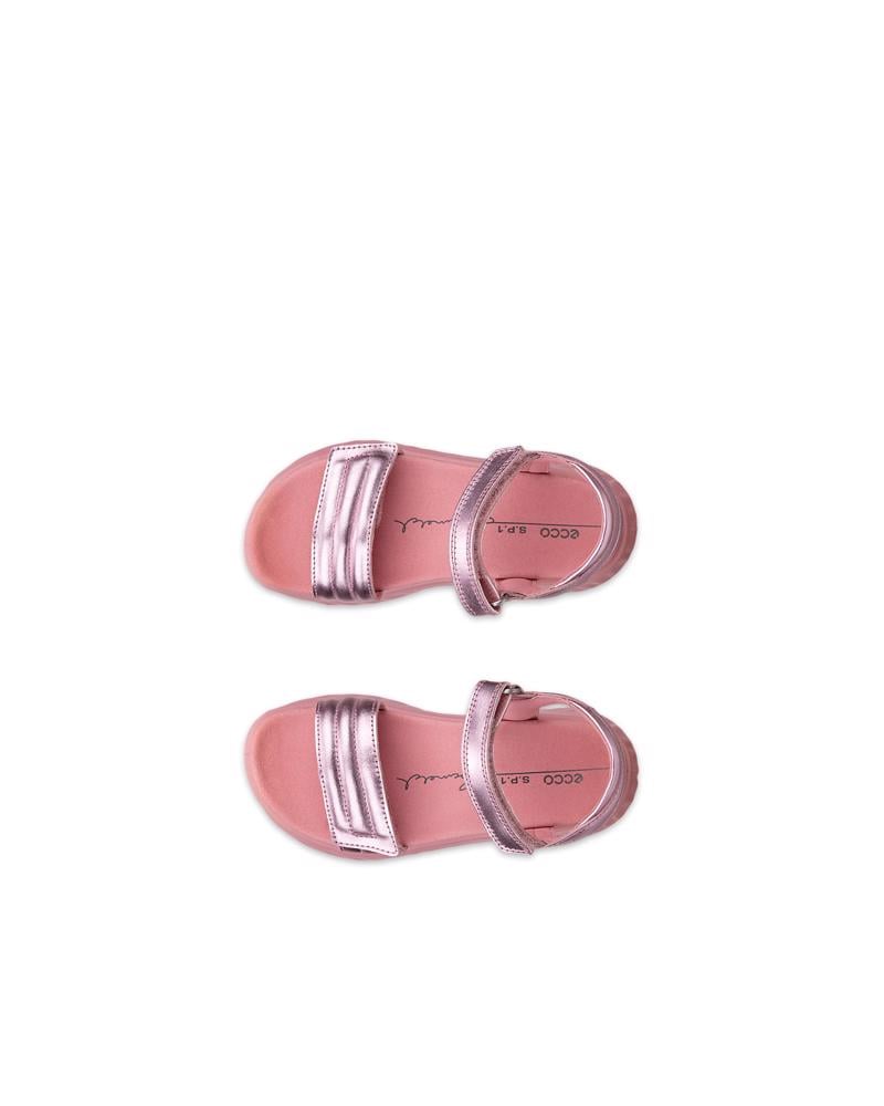 Pink ECCO SP. 1 LITE SANDAL K LEA