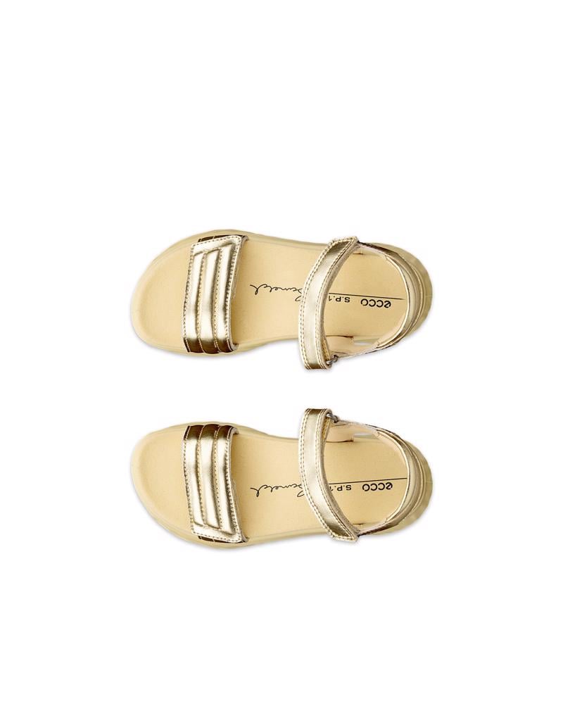 GOLD ECCO SP. 1 LITE SANDAL K LEA