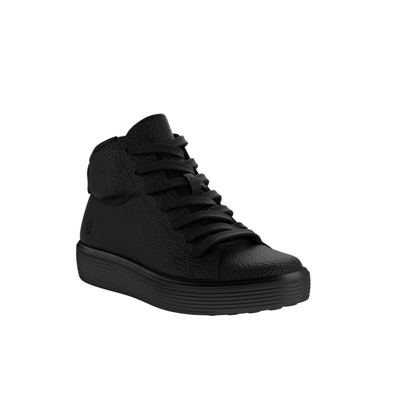BLACK ECCO SOFT 60 K HIGH-TOP