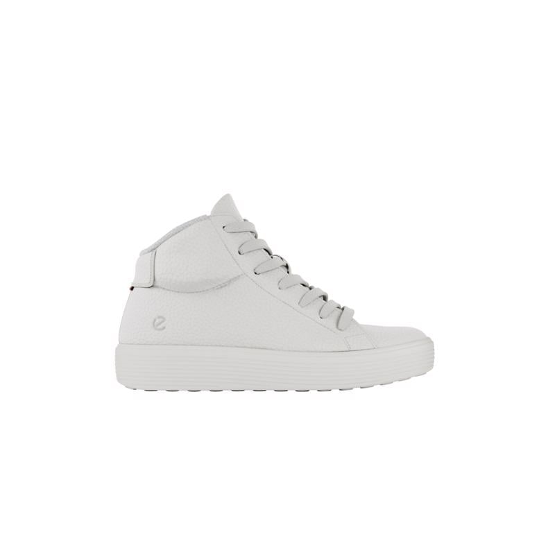 White ECCO SOFT 60 K HIGH-TOP