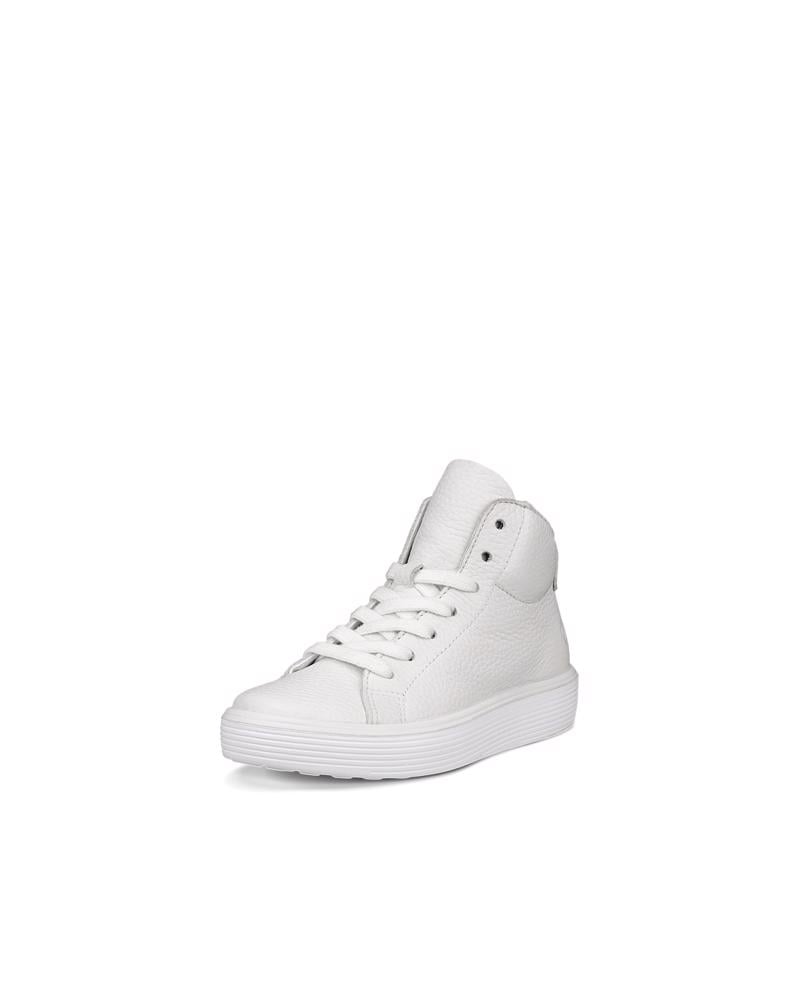 White ECCO SOFT 60 K HIGH-TOP