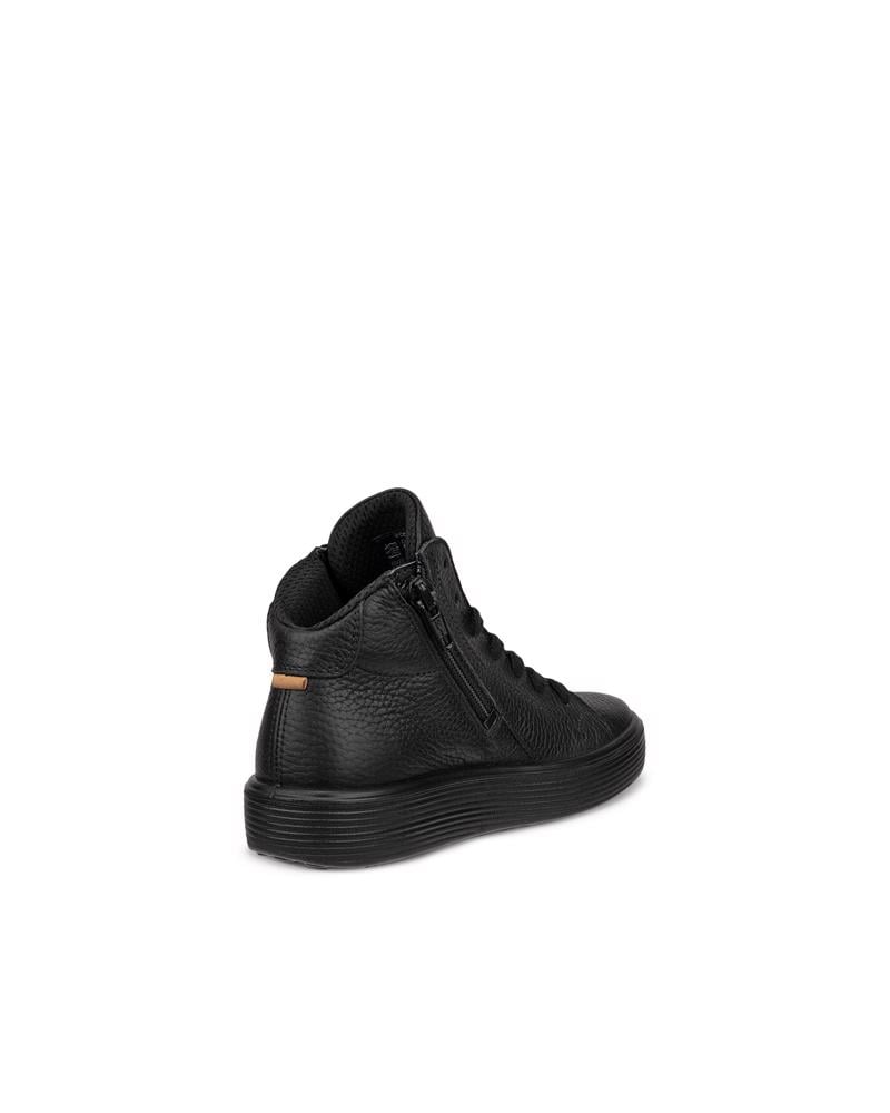 BLACK ECCO SOFT 60 K HIGH -TOP