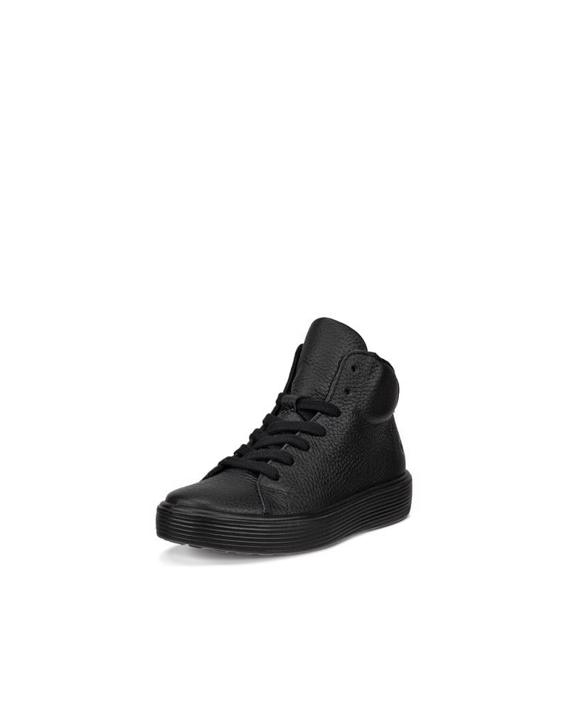 BLACK ECCO SOFT 60 K HIGH -TOP