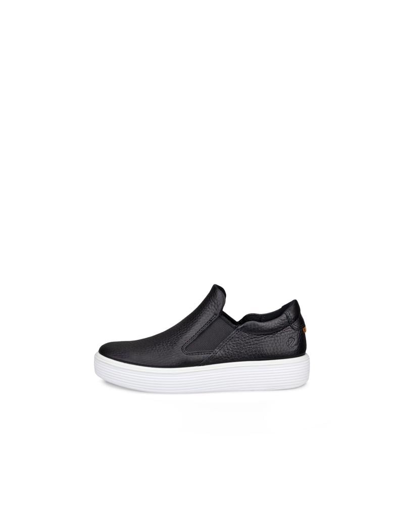 BLACK ECCO SOFT 60 K SLIP ON