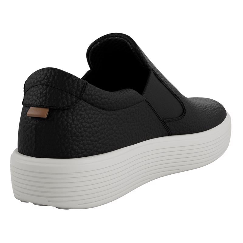 BLACK ECCO SOFT 60 K SLIP ON
