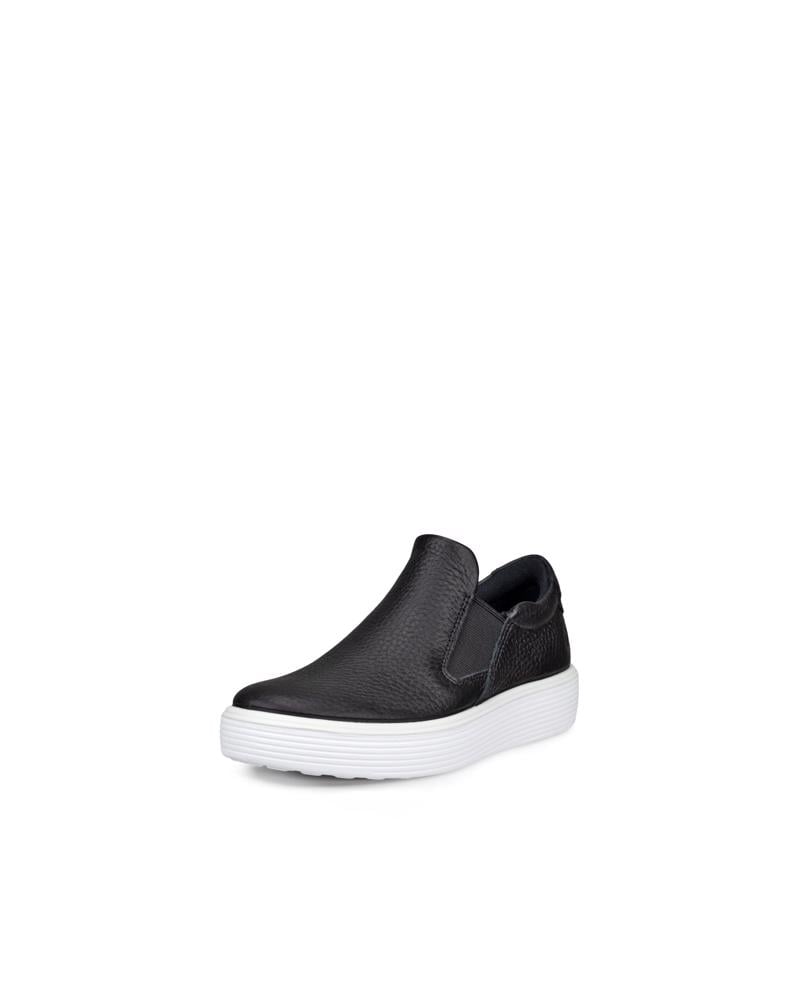 BLACK ECCO SOFT 60 K SLIP ON