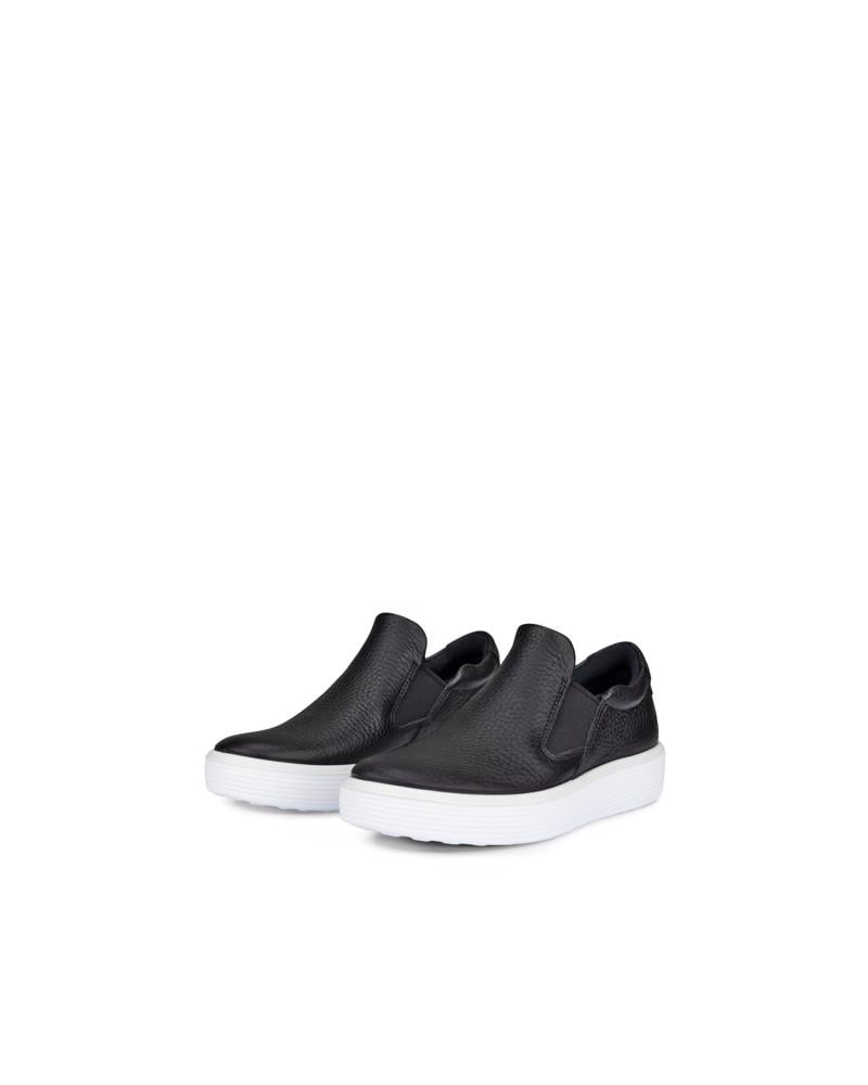 BLACK ECCO SOFT 60 K SLIP ON