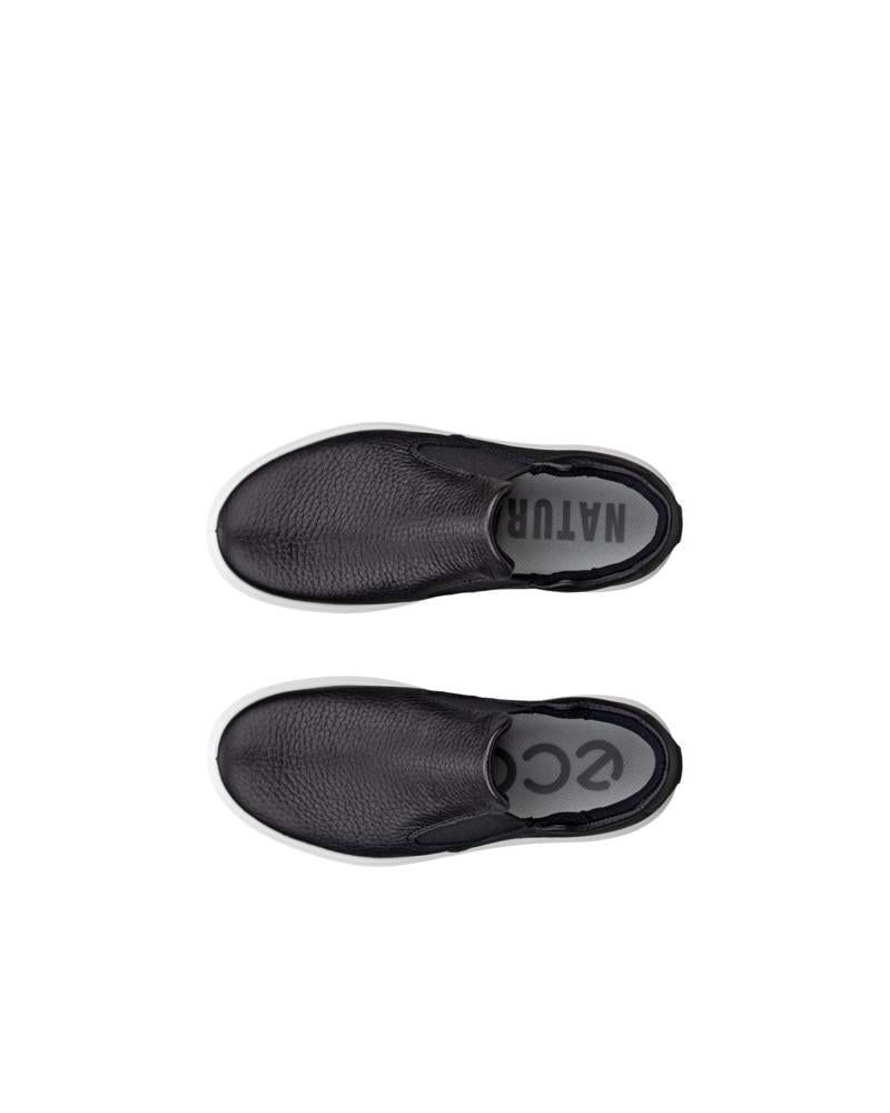 BLACK ECCO SOFT 60 K SLIP ON