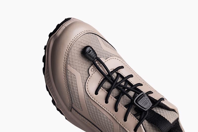Grey ECCO RECEPTOR XP K WP SHOE