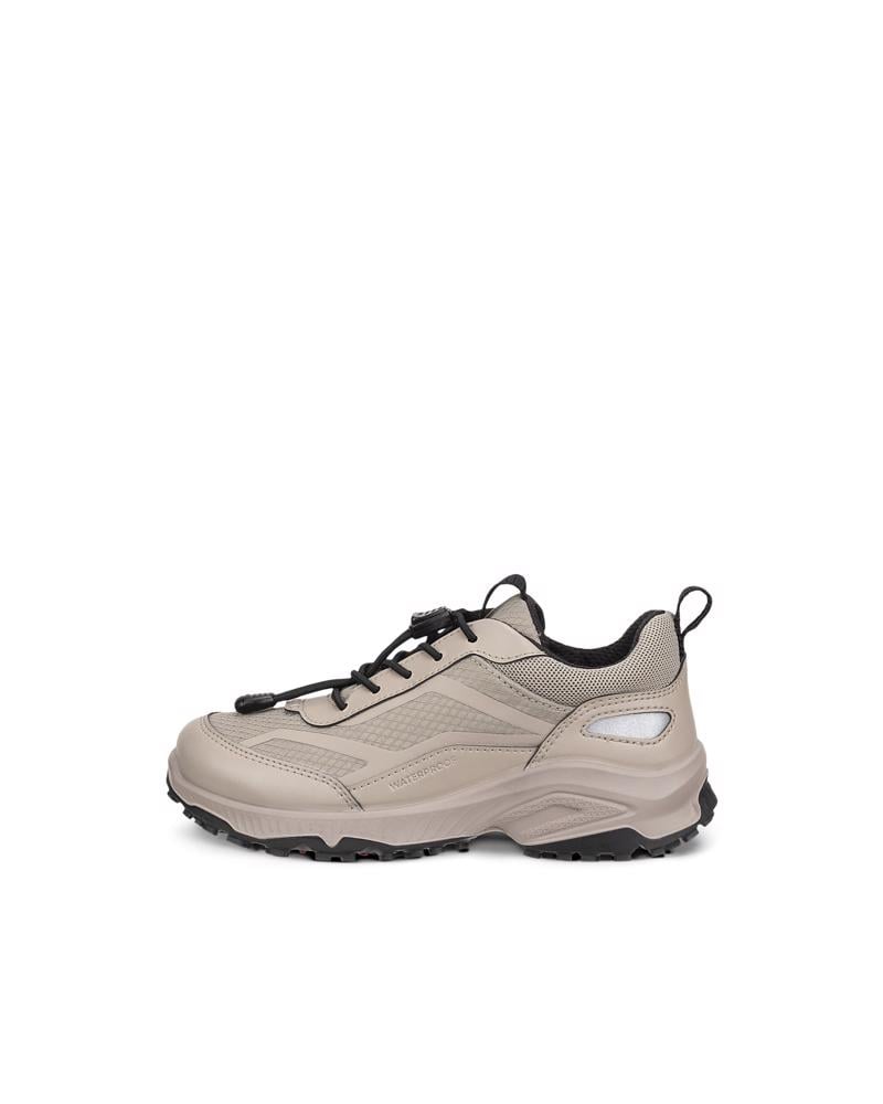 Grey ECCO RECEPTOR XP K WP SHOE