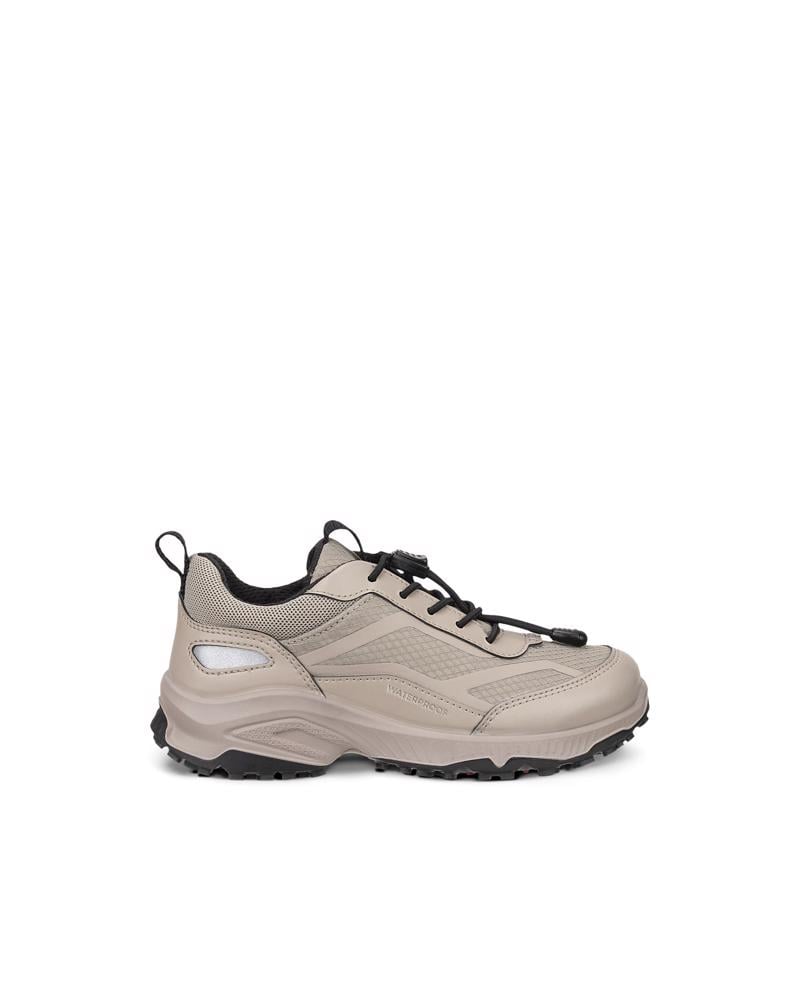 Grey ECCO RECEPTOR XP K WP SHOE