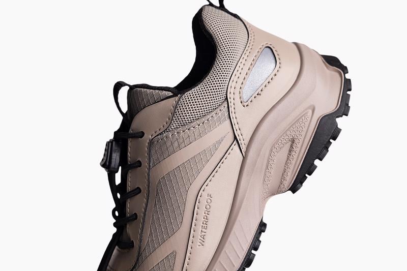 Grey ECCO RECEPTOR XP K WP SHOE