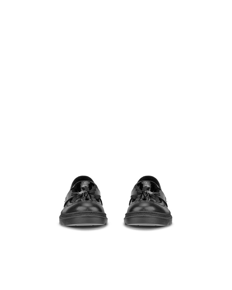 BLACK ECCO GRAINER K LOAFER