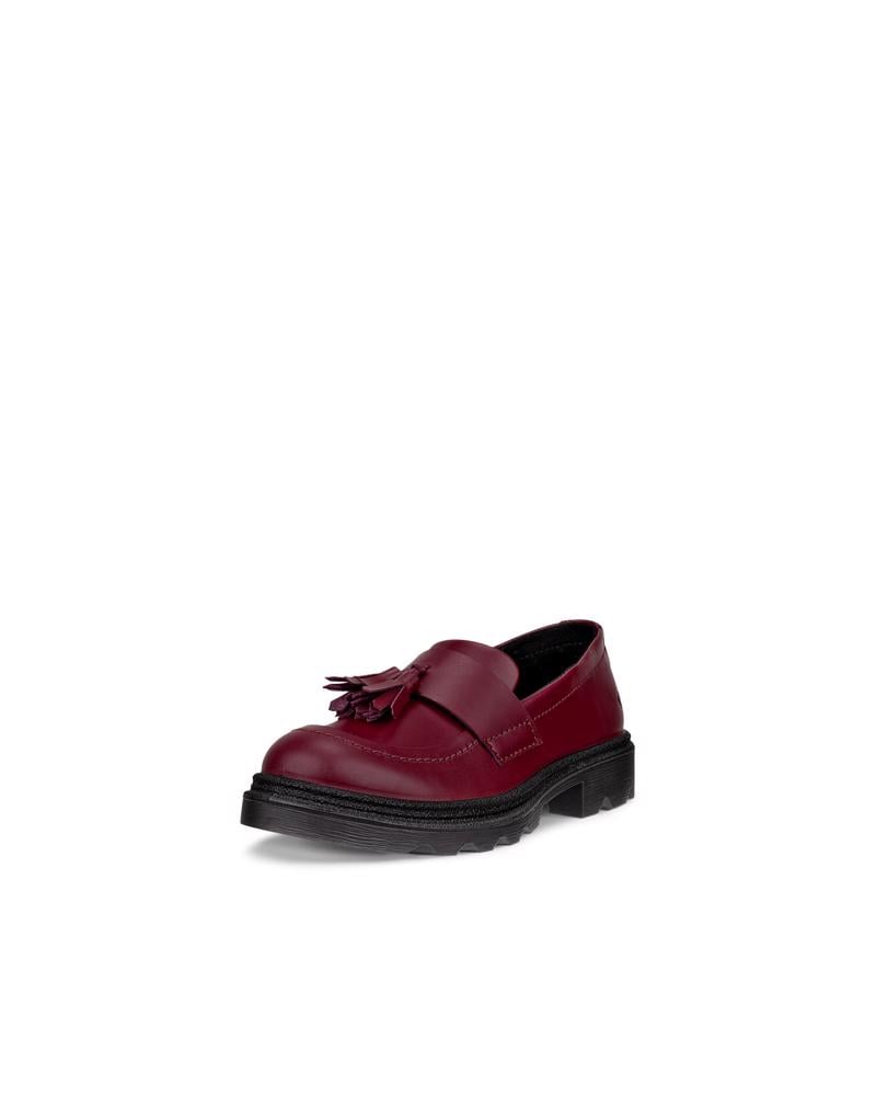 Red ECCO GRAINER K LOAFER