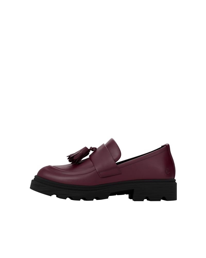 Red ECCO GRAINER K LOAFER