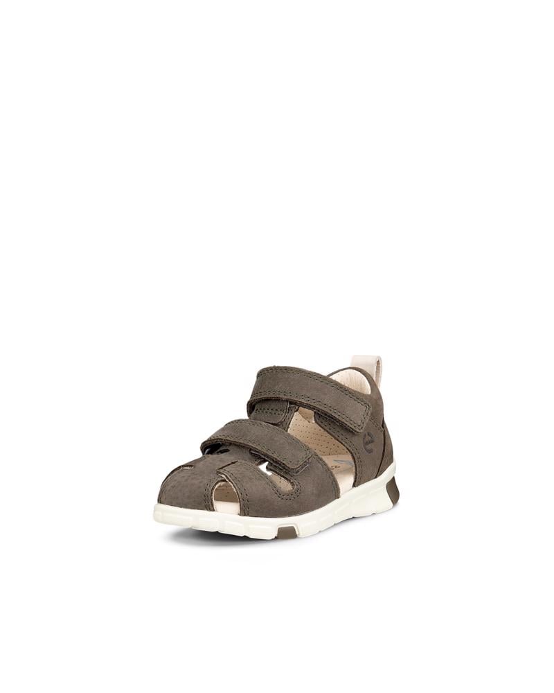 Green ECCO MINI STRIDE SANDAL 2S