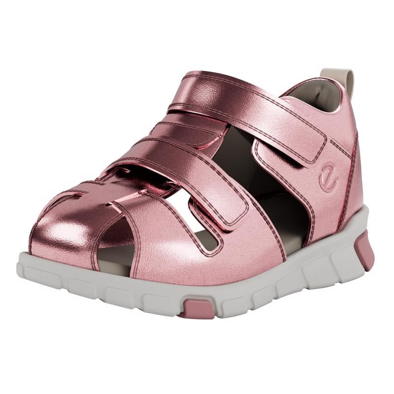 Pink ECCO MINI STRIDE FISHERMAN