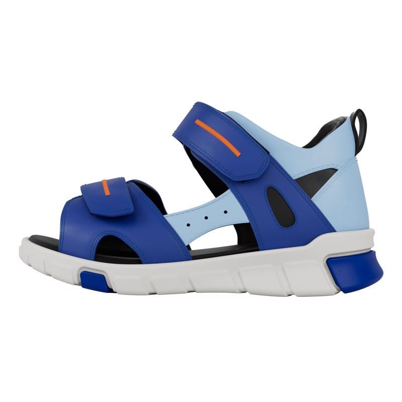 BLUE ECCO MINI STRIDE SANDAL 2S NUB