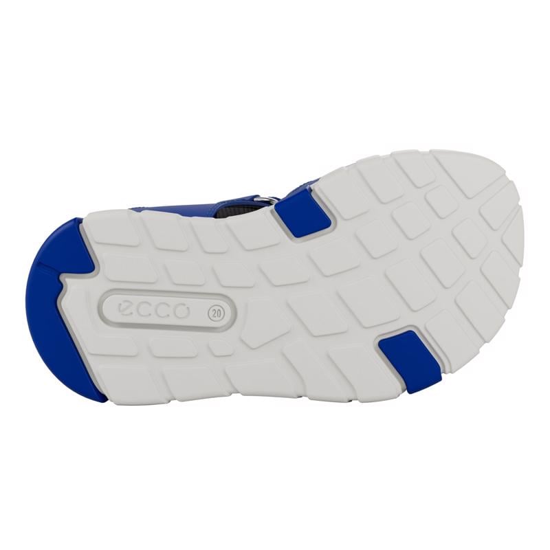 BLUE ECCO MINI STRIDE SANDAL 2S NUB