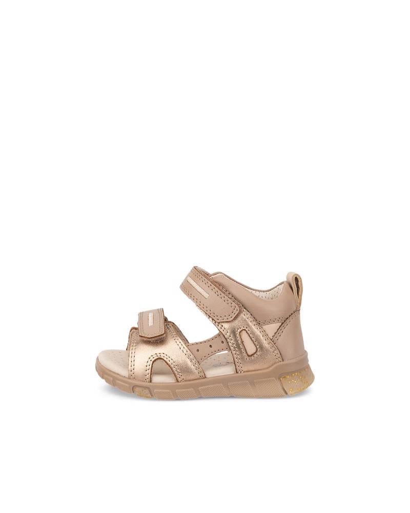 Beige ECCO MINI STRIDE SANDAL 2S NUB