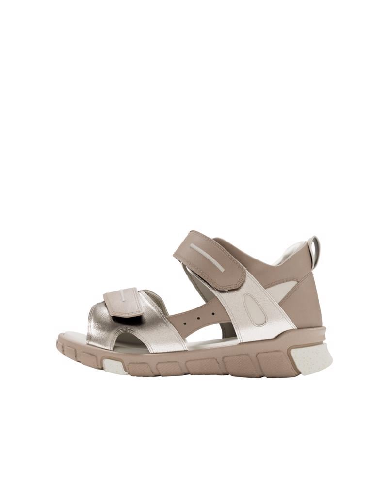 Beige ECCO MINI STRIDE SANDAL 2S NUB