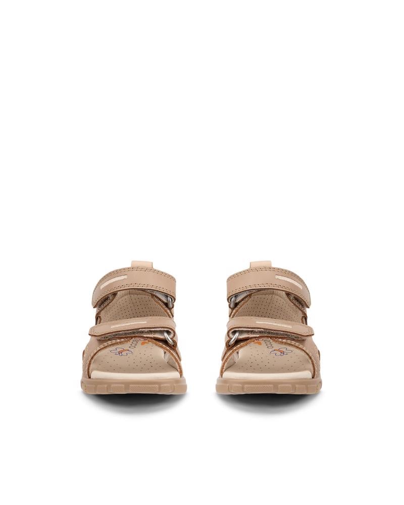 Beige ECCO MINI STRIDE SANDAL 2S NUB