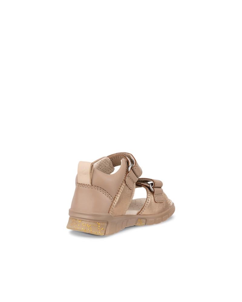 Beige ECCO MINI STRIDE SANDAL 2S NUB
