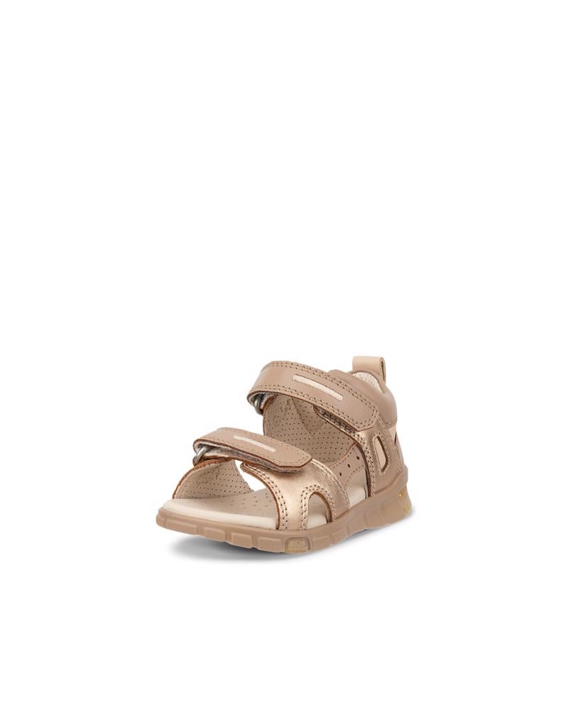 Beige ECCO MINI STRIDE SANDAL 2S NUB