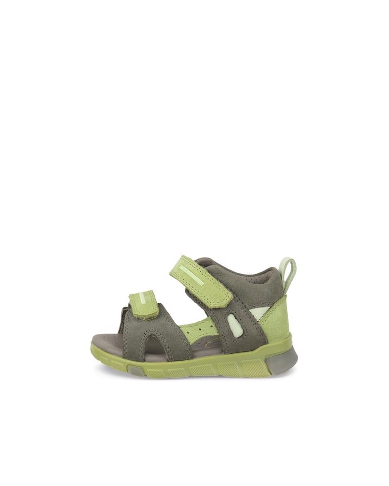 Green ECCO MINI STRIDE SANDAL 2S NUB