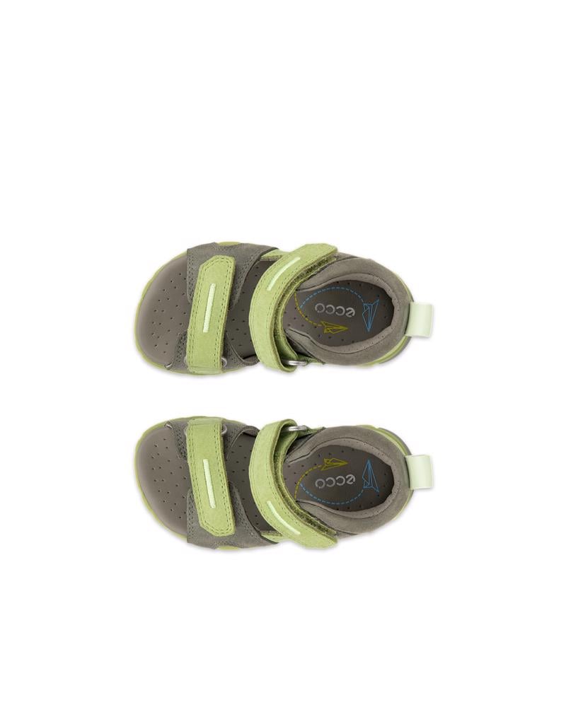 Green ECCO MINI STRIDE SANDAL 2S NUB