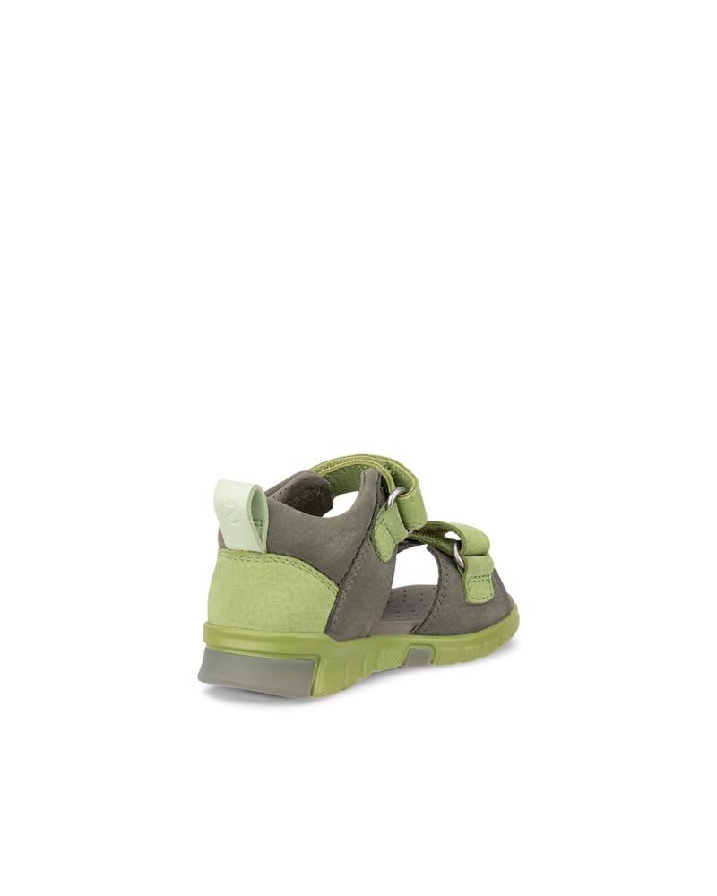 Green ECCO MINI STRIDE SANDAL 2S NUB