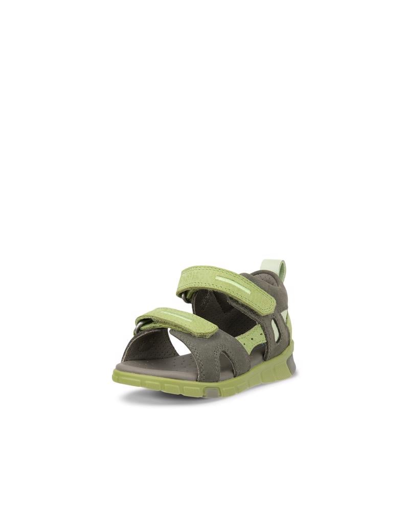 Green ECCO MINI STRIDE SANDAL 2S NUB