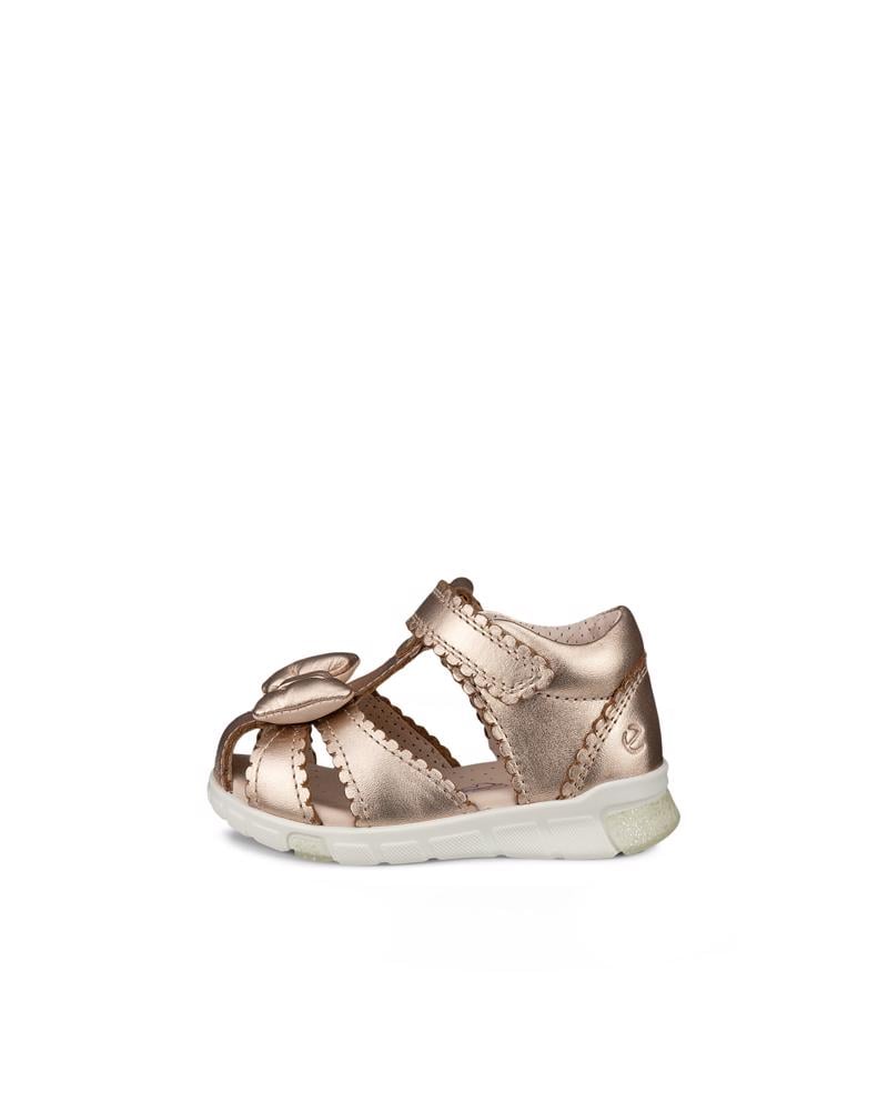 Beige ECCO MINI STRIDE FISHERMAN BOW