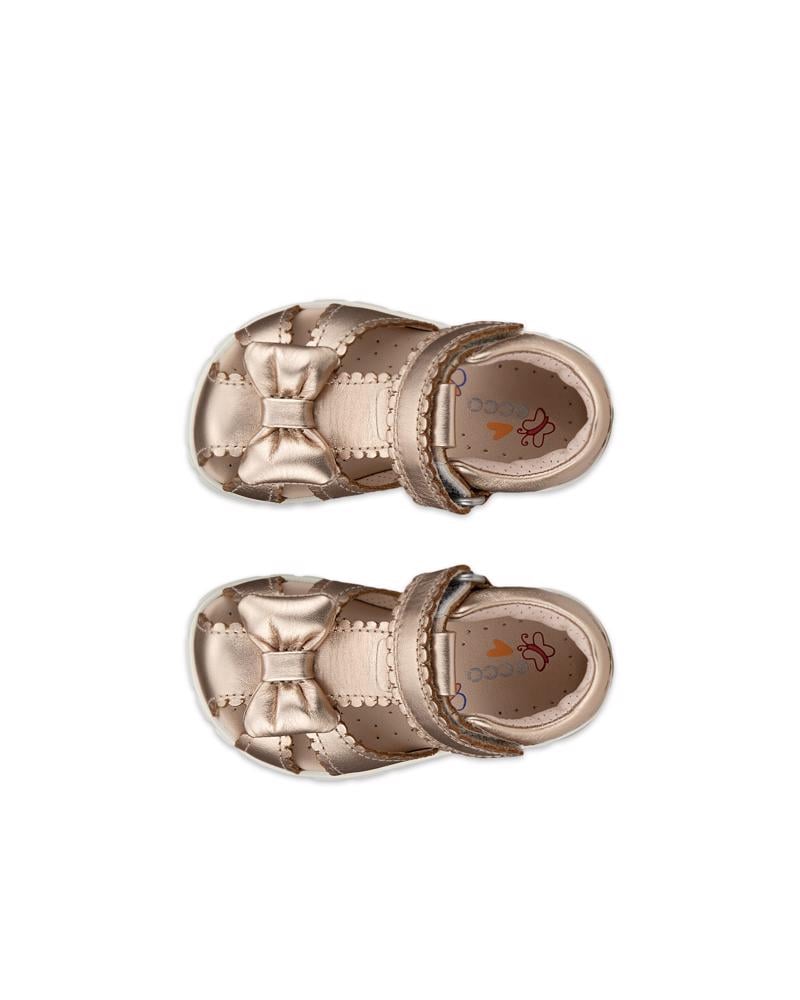 Beige ECCO MINI STRIDE FISHERMAN BOW